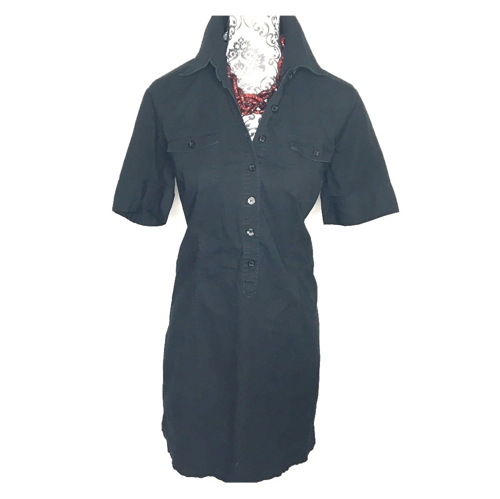 Newyork & Co. Black Shirt dress